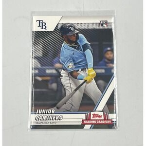 2024 Topps Trading Card Day Junior Caminero #NTCD-B27‎ Tampa Bay Rays 22J